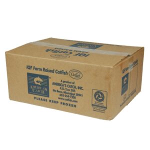 CATFISH WHL H&G IQF 9-11Z 15# | Corrugated Box