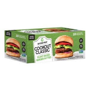 Classic Plant Based Burger Patties | Packaged