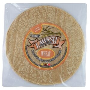 12" Wheat Lawash Bread | Packaged