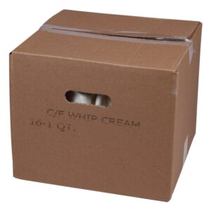 CREAM WHIP 36% HVY 16-1QT RGNLBRND | Corrugated Box