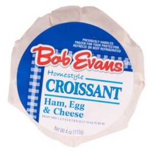 CROISSANT HAM EGG&CHS 12-4Z BOBEV | Packaged