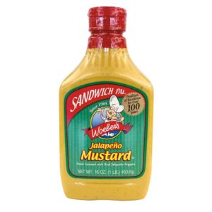 16oz Jalapeno Mustard | Packaged