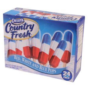 Red, White, and Blue Pops | Packaged