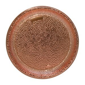 Round 16" Copper Plastic Platter | Raw Item