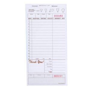 Guest Check Books | Raw Item