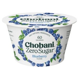 Chobani Zero Yogurt Blueberry 5.3oz | Packaged