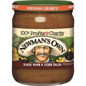 Newman's Own Black Bean & Corn Salsa | Packaged
