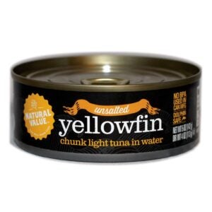 Yellowfin Tuna in Water No Salt | Packaged