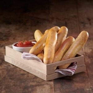 Italian Garlic & Herb Breadsticks | Styled