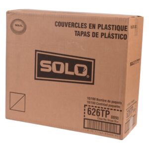 Clear No Slot Lids, 12-26 oz. | Corrugated Box