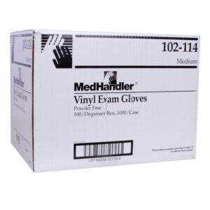 Vinyl Exam Gloves | Corrugated Box