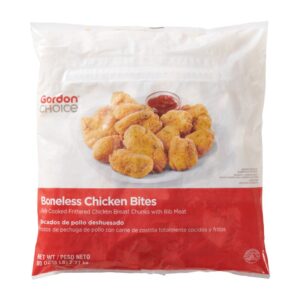 Cooked Chicken Breast Chunk Fritter | Packaged