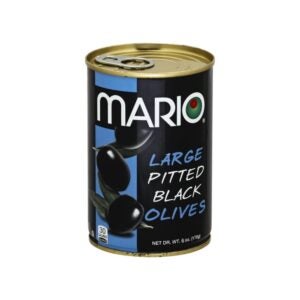 Large Ripe Black Pitted Olives | Packaged