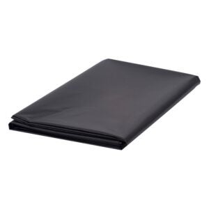 Round Black Plastic Tablecover | Raw Item