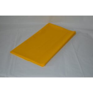Yellow Round Plastic Tablecover | Styled