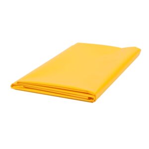 Yellow Round Plastic Tablecover | Raw Item