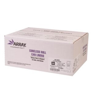 Clear Can Liners, 45 GAllon, 12 MIC | Corrugated Box