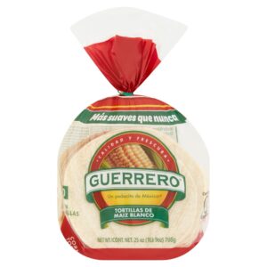 Guerrero White Corn Tortillas 25oz | Packaged