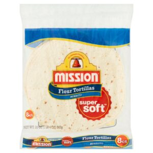 Mission Burrito Flour Tortillas 20oz | Packaged