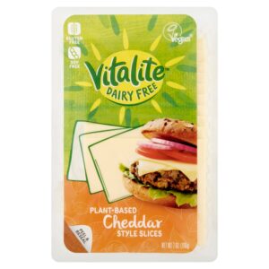 Plantbased Cheddar Cheese Slices | Packaged