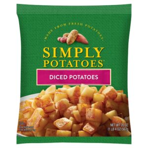 Simply Potato Plain Diced Potato 20oz | Packaged