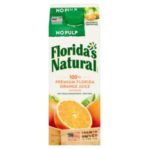 100% No Pulp Orange Juice | Packaged