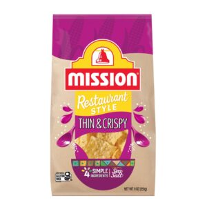 Mission Yellow Thin Chips 9oz | Packaged