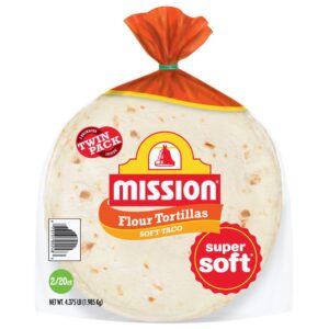 Mission Flour Soft Taco Twin Pack | Packaged