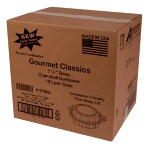 CONT PLASTIC 7.5" DEEP DOME HINGED 26 | Corrugated Box