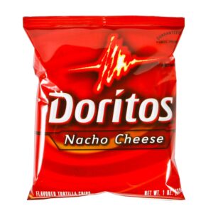 Nacho Cheese Flavored Tortilla Chips | Packaged