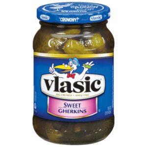 Vlasic Sweet Gherkin Pickles | Packaged