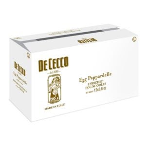 De Cecco Egg Pappardelle Pasta 8.8oz | Corrugated Box