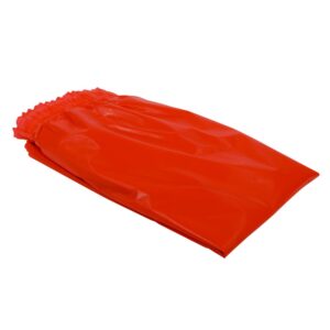 Red Plastic Table Skirt | Raw Item