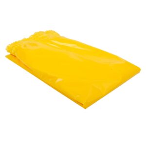 Yellow Plastic Table Skirt | Raw Item