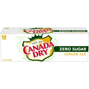 Canada Dry Ginger Ale Zero Sugar 2-12 ct | Packaged