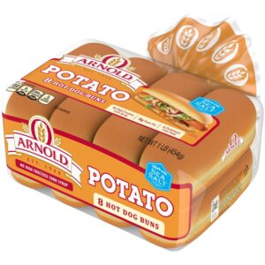 Potato Hot Dog Buns | Packaged