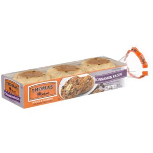 Cinnamon Raisin English Muffins | Packaged