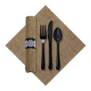 CATERWRAP BURLAP HOLIDAY 2-50CT | Raw Item