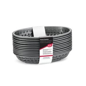 Oval Plastic Baskets | Packaged
