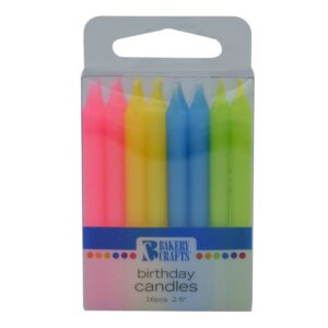 Smooth Assorted Colored Candles | Packaged