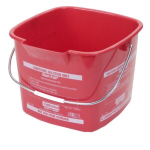 PAIL SQUARE STERI 8QT | Raw Item