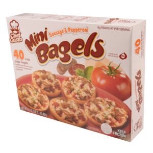 Combination Pizza Bagels | Packaged