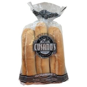 Plain Hoagie Buns | Packaged