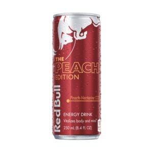 Peach-Nectarine Red Bull Energy Drink | Packaged