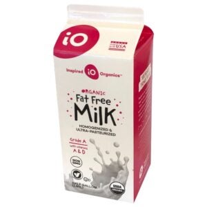 Fat Free Organic Milk | Packaged