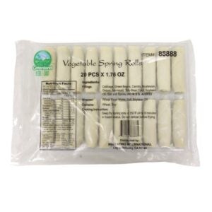 Vegetable Spring Rolls | Packaged