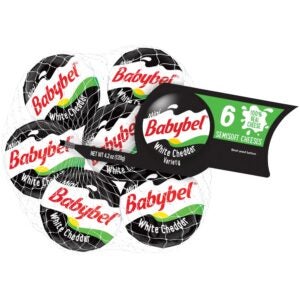 Babybel White Cheddar Mini Cheese | Packaged