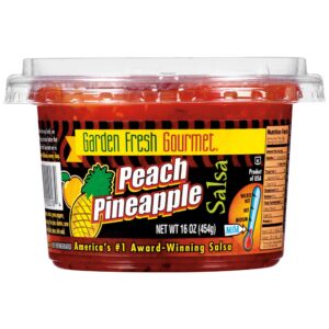 16 oz Peach And Pineapple Salsa | Packaged