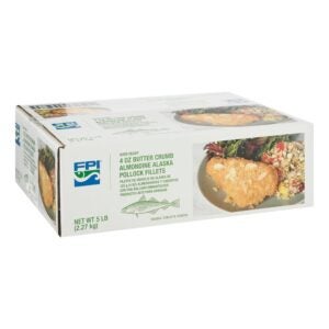 Alaskan Almondine Pollock | Corrugated Box