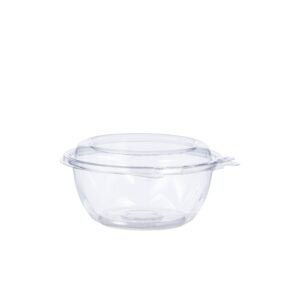 CONT BWL PLAS 12Z W/DOME LID 4-60CT | Raw Item